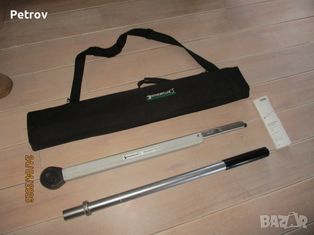 STAHLWILLE - MANOSKOP 721Nf/100 - MADE IN GERMANY - НОВ внос 3/4" Динамометричен Ключ 200 - 1000 Nm 