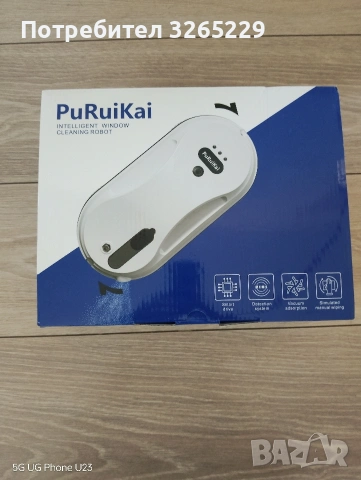 Интелигентен Робот за миене на прозорци с пръскаща вода PuRuiKai.НОВО