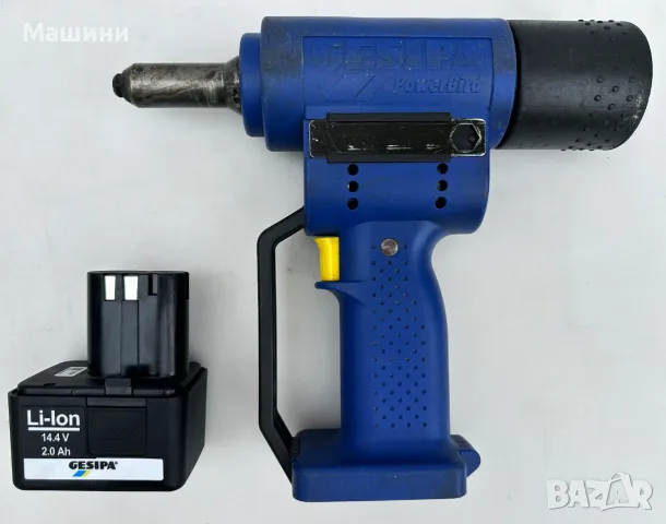 GESiPA PowerBiRD - Акумулаторна нитачка за поп-нит 14.4V
