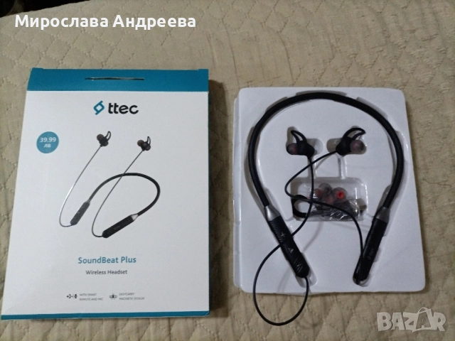слушалки SaundBeat Plus wireless, снимка 4 - Безжични слушалки - 55161794