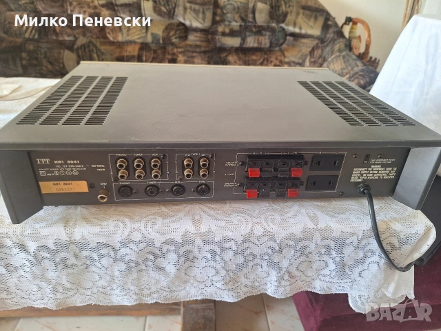 ITT HI FI 8041 VINTAGE STEREO AMPLIFIER.MADE IN WEST GERMANY., снимка 7 - Ресийвъри, усилватели, смесителни пултове - 54508169