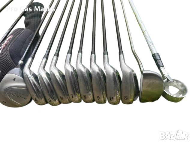 Комплект 12 Стикове Голф B Square Сак Pro Ace и количка LT 410, топки, Нова Ръкавица, подаръци : Вси, снимка 7 - Голф - 53967029