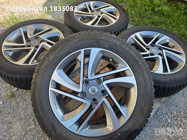 Лети джанти 17ки 5х114.3 Nissan + зимни гуми 215/60/17 Falken