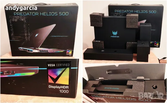 17.3 4K UHD Mini LED 1000nits/NVidia RTX 3080 16GB/Core i9-11980HK/16GB RAM/512GB SSD/Predator 500, снимка 4 - Лаптопи за игри - 55644852