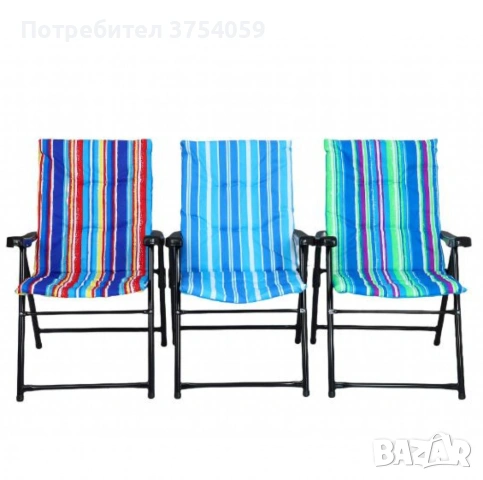 Голям сгъваем къмпинг стол с възглавница – комфорт навсякъде с теб NS3938, снимка 5 - Къмпинг мебели - 55200027