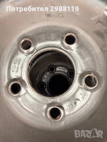 4бр. Железни Джанти за Хюндай - Киа 15 цола 5х114,3 на 67,1мм, снимка 2 - Гуми и джанти - 54084170