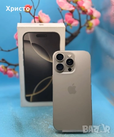 Apple iPhone 16 Pro, 256GB, 5G, Natural Titanium , снимка 2 - Apple iPhone - 54110117