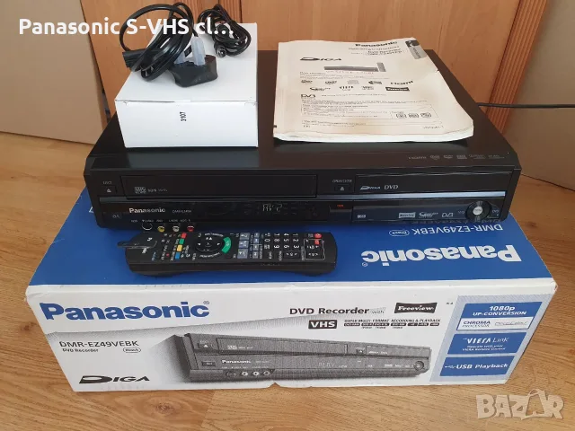 Panasonic DMR-EZ49V VHS-DVD recorder USB,HDMI