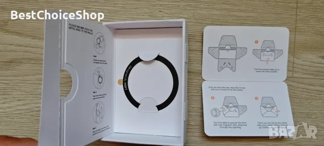 MOFT MagSafe портфейл за 8 карти с RFID блокиране и механизъм за издърпване + магнитна стойка, снимка 2 - Калъфи, кейсове - 55354963