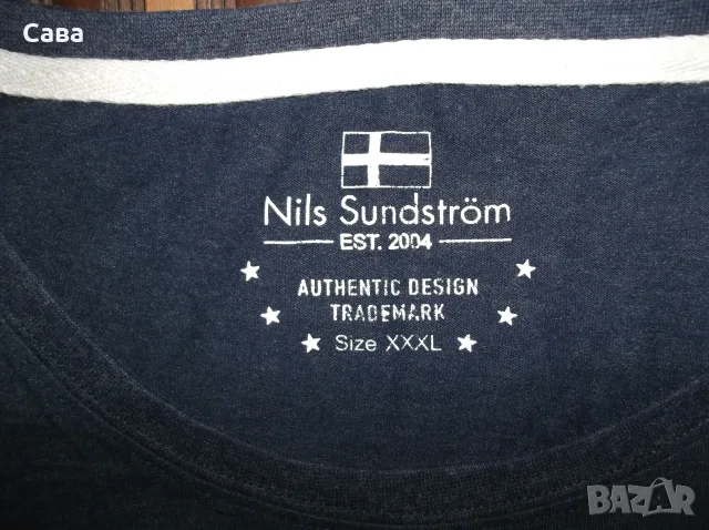 Тениски NILS SUNDSTROM  мъжки,2-3ХЛ, снимка 2 - Тениски - 55683844