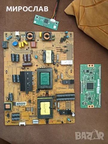 Продавам main board, захранване за 32" телевизор финлукс и Хитачи както и захранване на 43" Вестел и, снимка 4 - Части и Платки - 55361576