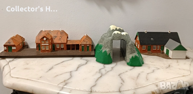 Heljan Train Diorama диорама за влакче от Дания гара с тунел