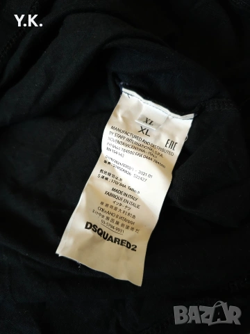 Оригинална мъжка тениска Dsquared2, снимка 4 - Тениски - 54976578