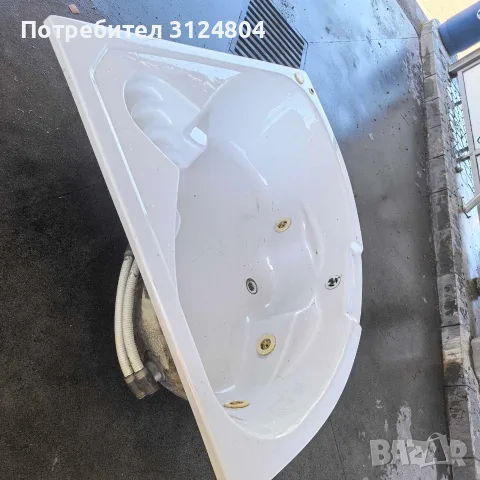 Вана джакузи за баня ъглово, снимка 2 - Други стоки за дома - 55310318