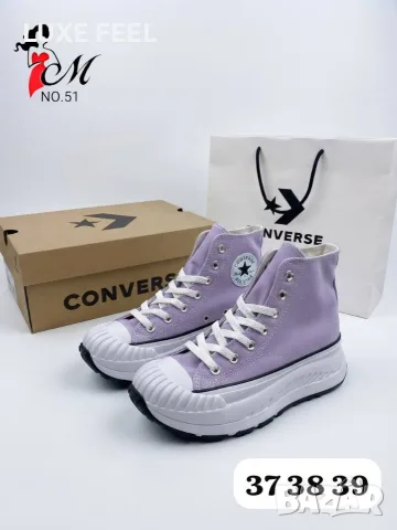 Converse ⚜️Дамски Кецове, снимка 2 - Кецове - 55403893