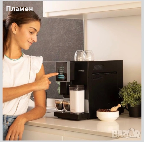 Кафеавтомат Cecotec Cremmaet Compactccino Black 19 Bar – Чисто нов само изпробван, снимка 4 - Кафемашини - 54734096
