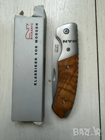  RICHARTZ LEO 200 olive -Джобен нож , снимка 3 - Ножове - 55511785