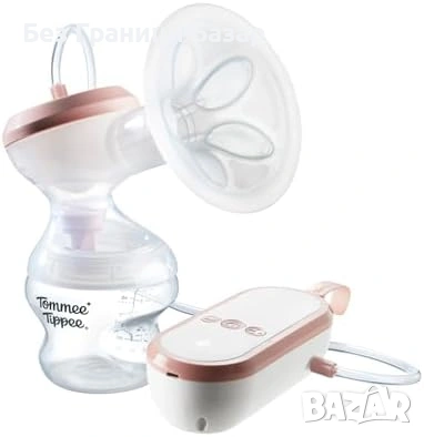 Нова Tommee Tippee електрическа помпа за кърма гърди USB 24мм 2 режима 9 нива