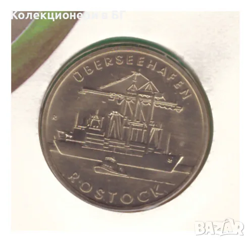 5 МАРКИ 1988 ГОДИНА В НУМИЗМАТИЧЕН ПЛИК (Numisbrief)  - ГДР, снимка 2 - Нумизматика и бонистика - 55627304