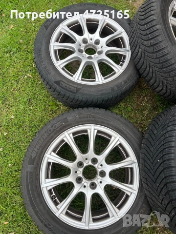 Оригинални 16” джанти Mercedes с зимни гуми 205/55 R16., снимка 4 - Гуми и джанти - 54825241