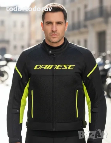Лятно мото яке Dainese Air Frame D1 Tex Black/Fluo 52 M-L NEW 293.18 лв. / 149.90 €, снимка 3 - Аксесоари и консумативи - 54840571