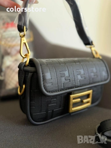 Черна чанта Fendi - IM1317, снимка 2 - Чанти - 40162256