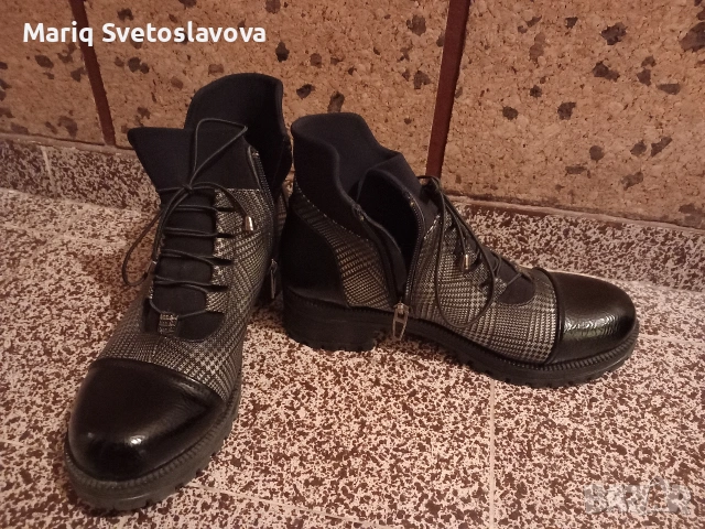 Официални боти с грайфер, снимка 2 - Дамски боти - 55111963