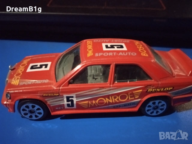  Ретро Bburago 1/43 – Mercedes 190E & Peugeot 205 Turbo 16 (Made in Italy), снимка 5 - Коли, камиони, мотори, писти - 54323516