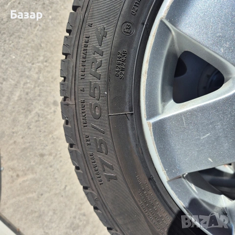 175/65 r14 летни 4бр. с Джанти, снимка 4 - Гуми и джанти - 54599898