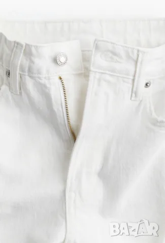 Бели дънки slim straight high waisted 