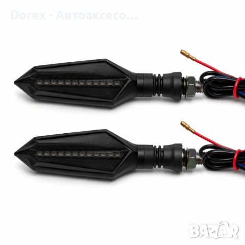 Мигачи за мотор LED 12V - 2бр. комплект - различни модели, снимка 2 - Аксесоари и консумативи - 55193587