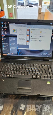 Лаптоп Fujitsu-Siemens La1703 (Old School) с Windows XP SP3 - Перфектен !!!, снимка 2 - Лаптопи за дома - 54354280