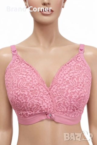 Hunkemöller комплект бельо с розова дантела – сутиен 90F и бикини XL, снимка 5 - Бельо - 54517778