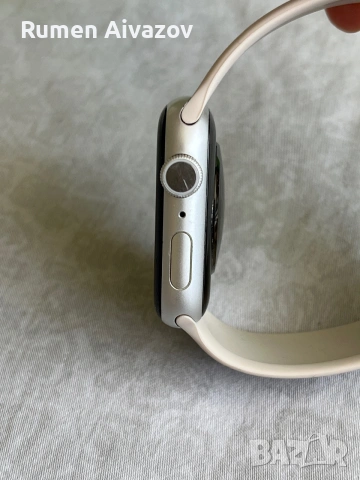 Apple Watch Series 6 44mm Silver + оригинален кабел, снимка 4 - Смарт часовници - 55189267