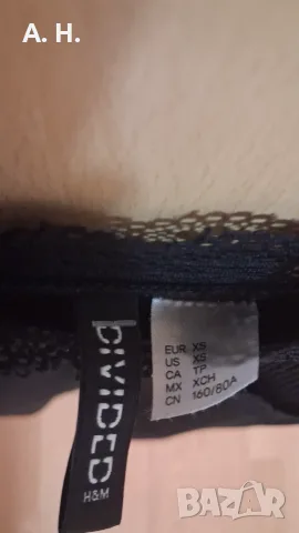 Черна рокля H&M, снимка 3 - Рокли - 49751678