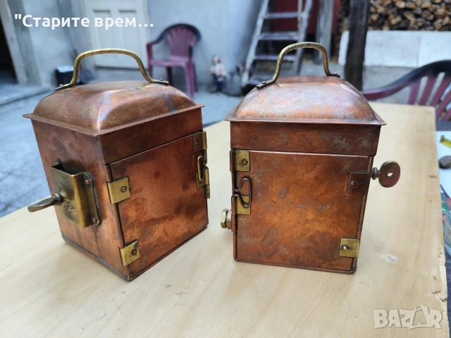 ⚓Чифт Месингови Навигационни Фенери , снимка 8 - Други ценни предмети - 54094608