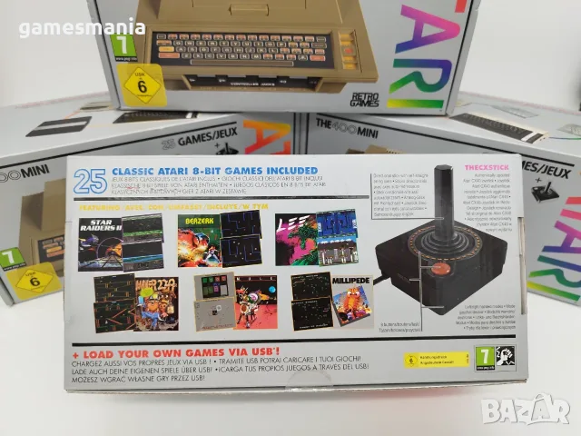  НОВИ ! Мини конзола Atari - The 400 Mini/ За Колекционери!, снимка 2 - Други игри и конзоли - 55478484