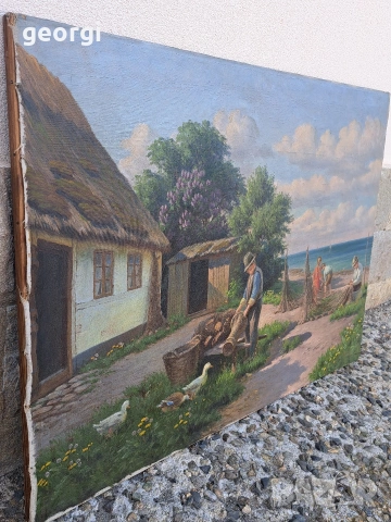 авторска картина маслени бои върху платно , снимка 7 - Картини - 54493460