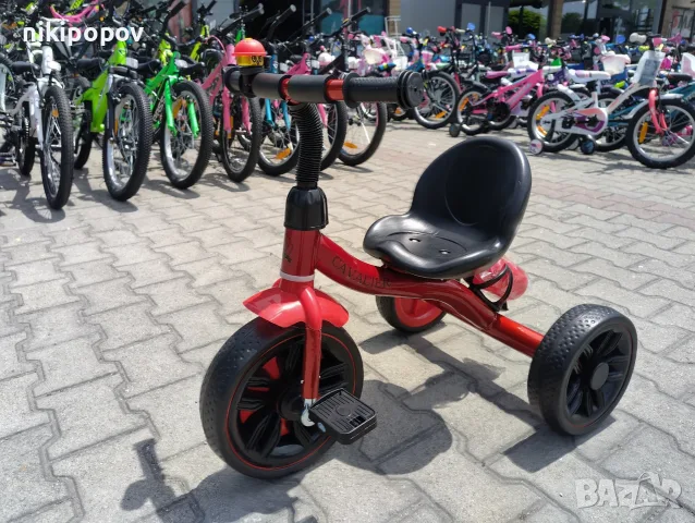BYOX Триколка Cavalier Lux червен, снимка 12 - Детски велосипеди, триколки и коли - 55440038