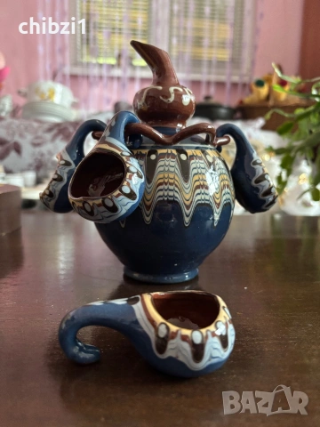 Сервиз за ракия Кратунка, снимка 2 - Антикварни и старинни предмети - 54256025