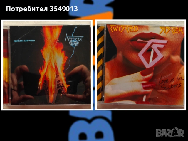 CD / ЦД компакт дискoве - ACCEPT / Twisted Sister 