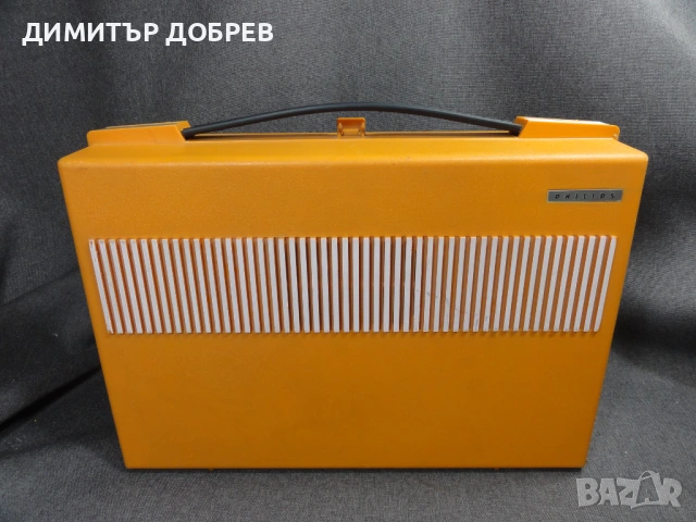 СТАР РЕТРО ПРЕНОСИМ ГРАМОФОН КУФАР PHILIPS ALL TRANSISTOR 22GF210, снимка 3 - Антикварни и старинни предмети - 54633438