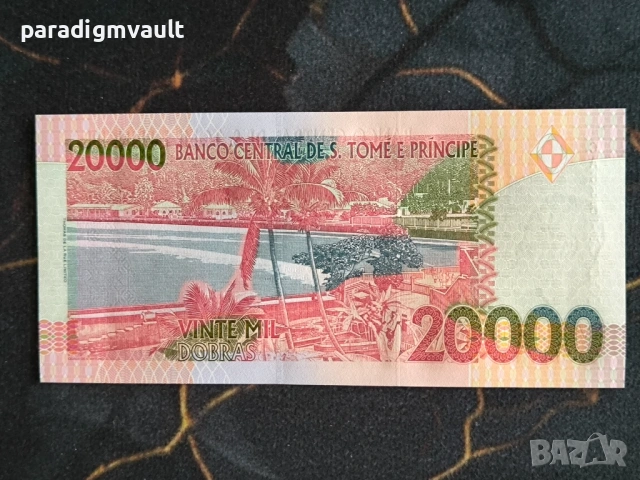 Банкнота - Сао Томе и Принсипи - 20000 добрас UNC | 2013г., снимка 2 - Нумизматика и бонистика - 54583201