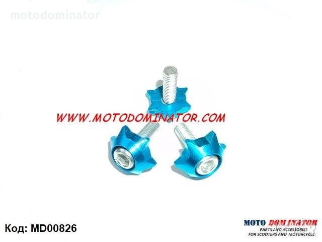 Декоративен болт М6. Различни цветове.