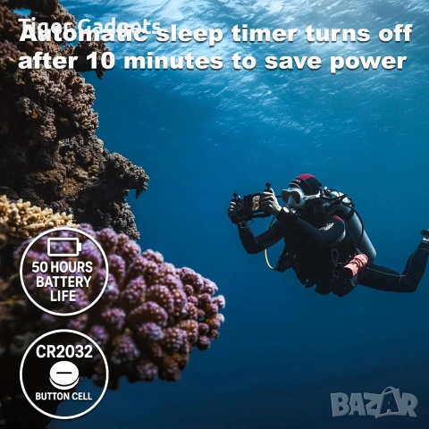 DIVEVOLK Underwater External Shutter за SeaTouch 4 Max Series – Подводен Bluetooth спусък за смартфо, снимка 4 - Друга електроника - 55045813