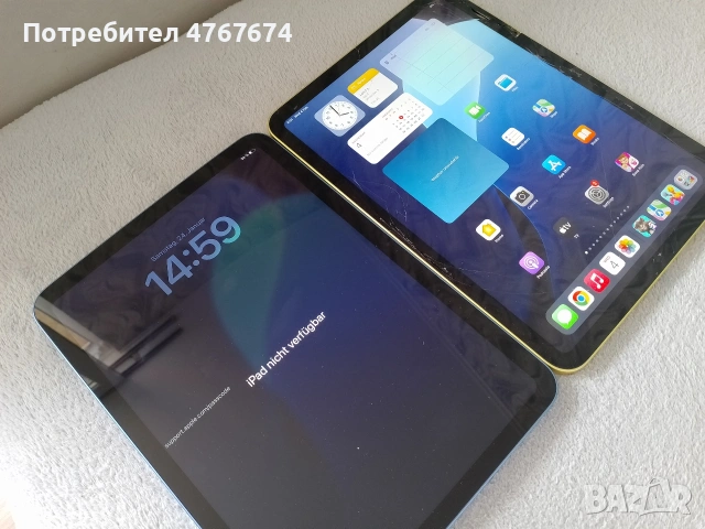 2 таблета Apple iPad A16 – 128GB (комплект), снимка 2 - Таблети - 54452702