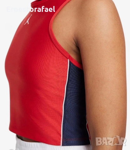 Спортен топ/ потник NIKE Jordan Essential Cropped Tank Top , снимка 7 - Спортни екипи - 54207312