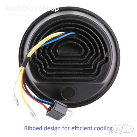 5,75-инчов LED кръгъл фар за мотоциклет с дневни светлини., снимка 9 - Аксесоари и консумативи - 54174874