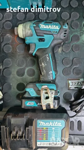 MAKITA HR166DSMJ, ударен гайковерт Makita TD110DSME - 10.8V Li-Ion, фенер Makita ML103, 10.8V - 12V , снимка 4 - Куфари с инструменти - 55613055