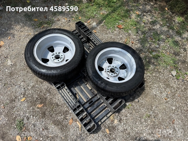 2бр.НОВИ Резервни гуми+АЛУМИНИЕВИ ДЖАНТИ 15цола 4x100-Opel,Chevrolet,Fiat, снимка 10 - Гуми и джанти - 55283236